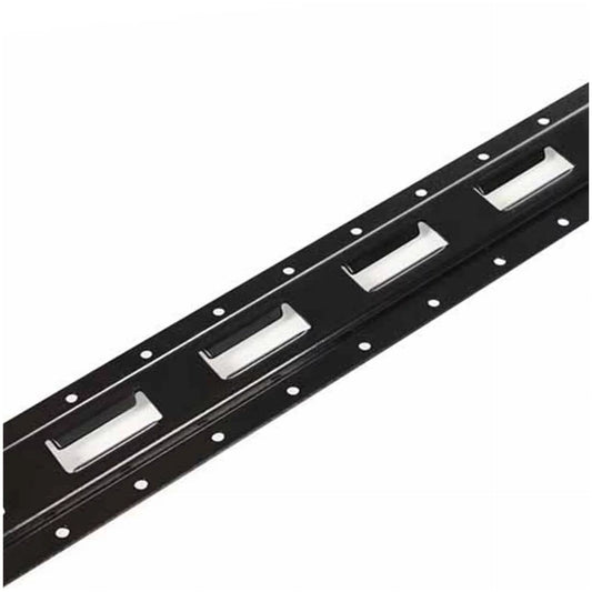 "DC Cargo Mall Four 8-ft E-Track Rails, Vertical Powder Coated TieDowns | Long Heavy Duty Steel Etrack Rails for Trucks, Trailers"